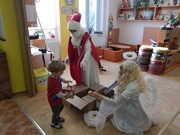 Mikuláš, čert a anděl ve školce